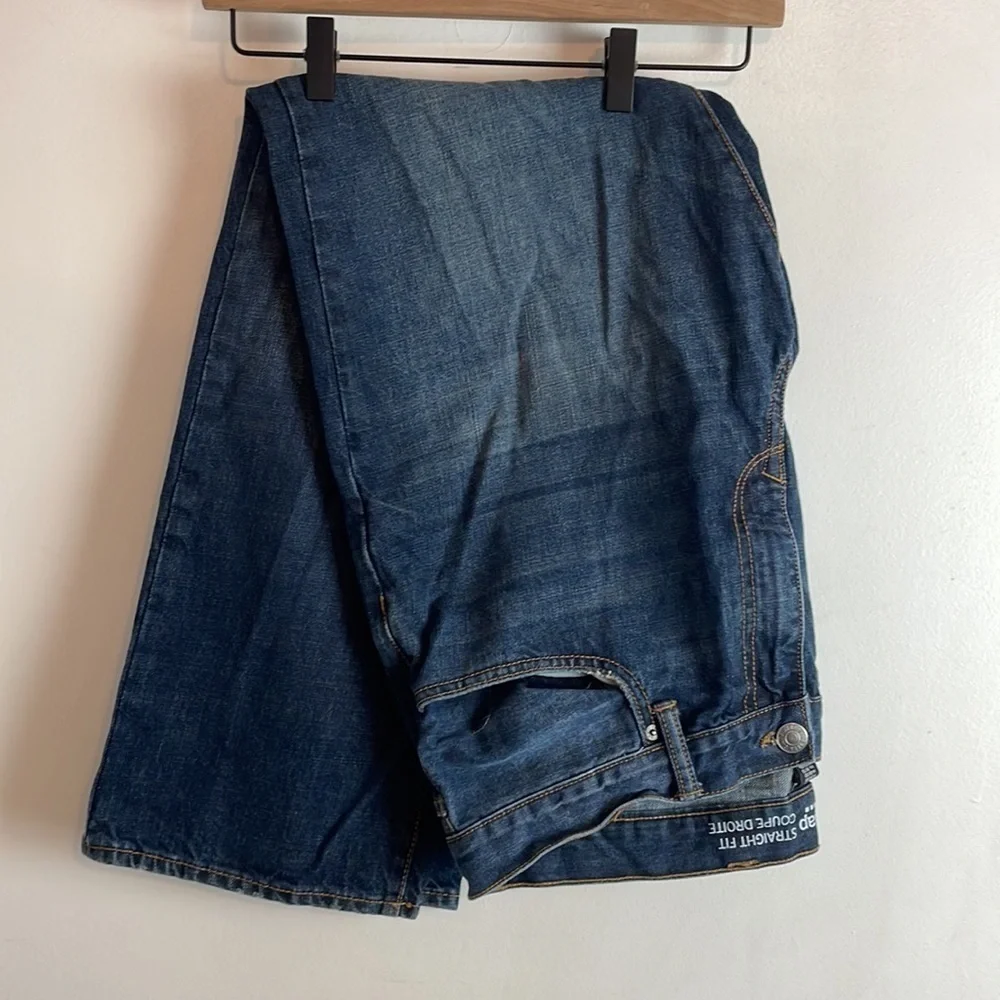 Gap Men’s Medium Wash Straight Fit Jeans 36W 30L